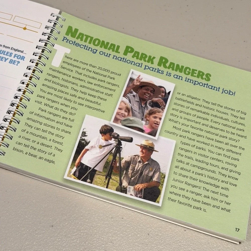 National Parks‎ Junior Ranger Passport Edition OS Kids Travel Summer Vacation